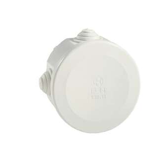 Boîte de Dérivation IP55 650° à Tétines Diam 80 H 40 Gris|Iboco-IBOB05531Q2