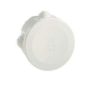 Boîte de Dérivation IP55 650° à Tétines Diam 80 H 40 Gris|Iboco-IBOB05531Q2