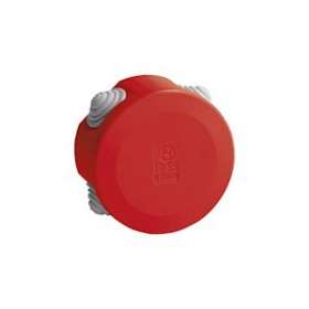 Boîte de dérivation étanche Pico diam. 80 Prof. 40 rouge à tétines IP55 960°C|Iboco-IBOB05543