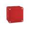 Boîte de dérivation étanche Pico 100x100 Prof. 50 rouge perforable IP56 960°C