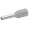 Embout de câblage isolé gris 0,75mm² - longueur 10mm -selon DIN 46228|Klauke-KKE470-10