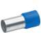 Embout de câblage isolé bleu 50mm² - longueur 25mm -selon DIN 46228|Klauke-KKE480-25