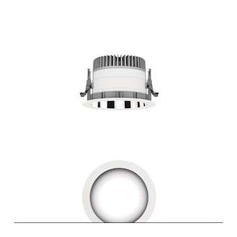 Panos Evo R150H 15W Led840 Ldo Al Wh|Zumtobel-ZUM60816039