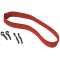 bandeau rouge elastique avec 4 crochets|Catu-CATM-881837