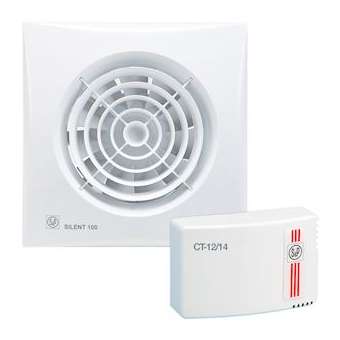 Kit aérateur ultra-silencieux SILENT 100 CZ 12V + transfo 230/12V TBTS|S&P France ( Unelvent )-UNE403602