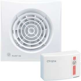 Kit aérateur ultra-silencieux SILENT 100 CZ 12V + transfo 230/12V TBTS|S&P France ( Unelvent )-UNE403602