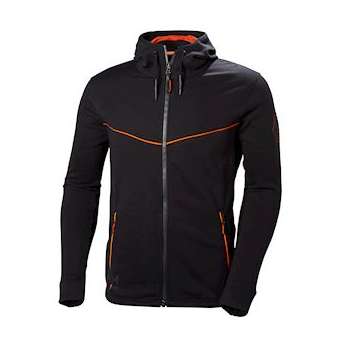 Sweat à capuche Evolution noir taille XXL|Bizline-BIZ732301