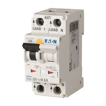 Disj. diff. Élec. FRBdM 10mA, cbe B, 1P+N, Type G/A,16A|Eaton industries-EONFRBDM-B16-1N-001-G-A