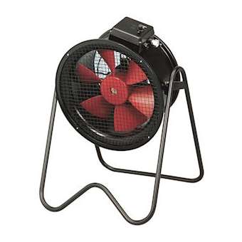 Ventilateur hélicoïde tubulaire mobile, monophasé 230 V, D400mm, 5200 m3/h|S&P France ( Unelvent )-UNE010359