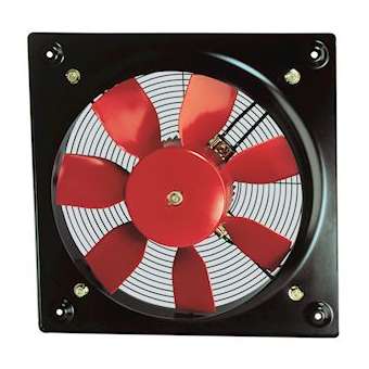 Ventilateur mural, hélice PVC, 6640 m3/h, 4 pôles, triphasé 400V, D 450 mm|S&P France ( Unelvent )-UNE010263