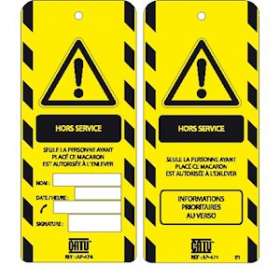 affichette 'hors service'|Catu-CATAP-474