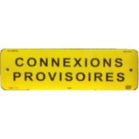 plaquette alu 'connexions provisoires'|Catu-CATAM-237-2