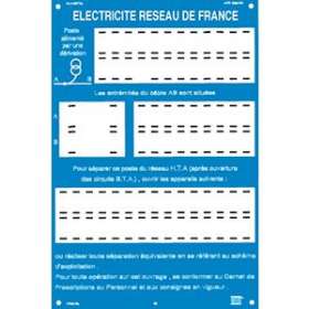 affiche alu pr33bis enedis separation d|Catu-CATAPR-338-100
