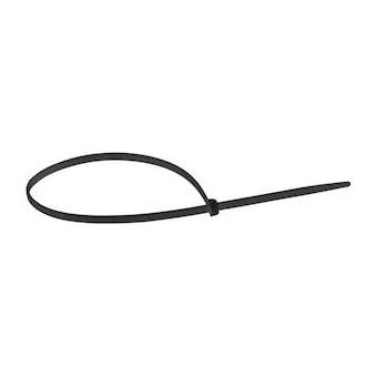 Collier Colring noir à denture intérieure largeur 4,6mm et longueur à plat 180mm|Legrand-LEG032022