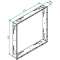 Contre-cadre volet OPTONE-H + Grille - 400x650