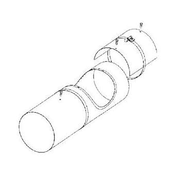 Manchon à fenêtre D125 pour trappe de visite de cartouches coupe-feu|Aldes-ALD11013122