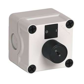 Boîtier arrêt pompier - AXONE - contact maintenu|Aldes-ALD11057601