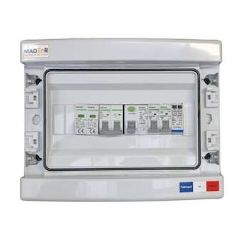 Coffret 600V 1MPPT de 2 Strings avec paraf. DC + AC 5kW (C25) 1 ond mono|MADEnR-MP631121005