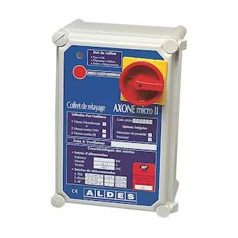 Axone Micro II - 1 Vitesse / Désenfumage - Triphasé 230 V - 16.7A|Aldes-ALD11090658