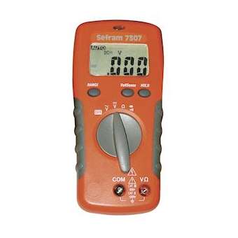 Multimètre numérique de poche 2000 points Livré avec un jeu de cordons (SA 103)|Sefram instruments-FR4SEFRAM7307