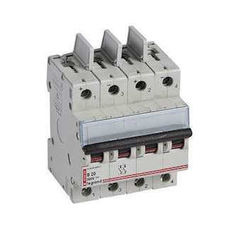 Disjoncteur modulaire courant continu DX³ 800V 20A - 4 modules|Legrand-LEG414429