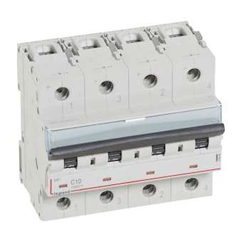 Disjoncteur modulaire courant continu DX³ 1000V 10A - 6 modules|Legrand-LEG414446