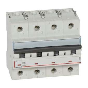 Disjoncteur modulaire courant continu DX³ 1000V 13A - 6 modules|Legrand-LEG414447