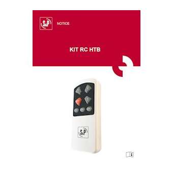 Radio commande à distance temporisation 1, 3 ou 6 heures pour HTB RC|S&P France ( Unelvent )-UNE700166