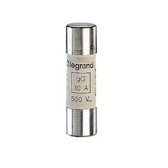 Cartouche industrielle cylindrique typegG 14x51mm sans percuteur - 10A|Legrand-LEG014310