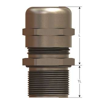 Presse-étoupe métal filetage PG 29 D 18-25 mm IP68|Bizline-BIZ208229