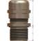 Presse-étoupe métal filetage PG 16 D 10-14 mm IP68|Bizline-BIZ208216