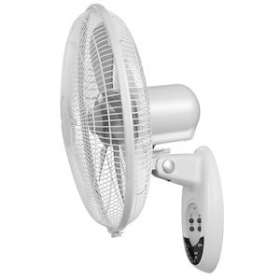 Ventilateur mural 3 vitesses. D 400 mm. Cde à distance. Vitesse d'air: 3,8 m/s.|S&P France ( Unelvent )-UNE650114