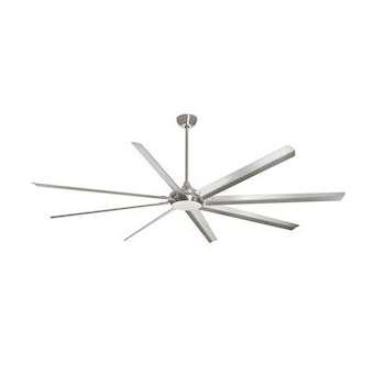 Ventilateur de plafond, 8 V temporisées, 2 sens de rotation. 8 Pâles alu. D 2,5m|S&P France ( Unelvent )-UNE658306