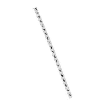Repère Duplix conforme code couleur international - chiffre 9 sur fond blanc|Legrand-LEG038409