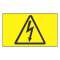 Distrib. symb. adhés. triangle Choc Elec.,38x25,4mm,200/distrib.,Cdt.1 distrib.|Panduit Composants Industriels-PNUPLD-56