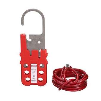 Dispositif verrouillage multiple + câble 1,8m,jusqu'à 6 cadenas,Cdt.1|Panduit Composants Industriels-PNUPSL-MLD