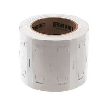 Etiqu. de câbles,blanc 76,2x25,4mm,pose par colliers,imp.TDP43,rouleau 500,Cdt.1|Panduit Composants Industriels-PNUM300X100Y7T