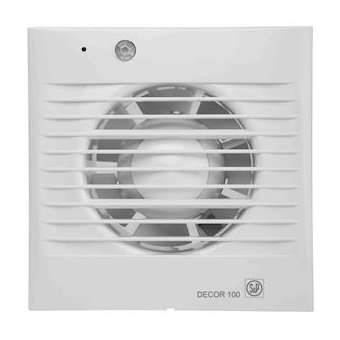 Aérateur extra-plat, 95 m3/h, 13W, détection de présence, tempo réglable D100 mm|S&P France ( Unelvent )-UNE401438