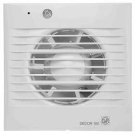 Aérateur extra-plat, 95 m3/h, 13W, détection de présence, tempo réglable D100 mm|S&P France ( Unelvent )-UNE401438