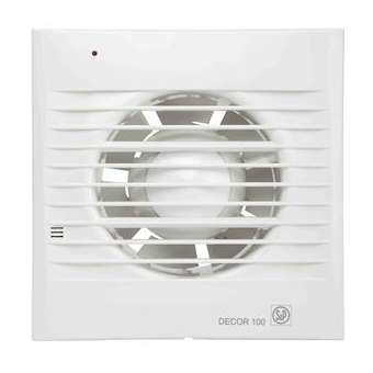 Aérateur extra-plat, 95 m3/h, 13W, hygrostat réglable, tempo réglable, D 100 mm|S&P France ( Unelvent )-UNE401437