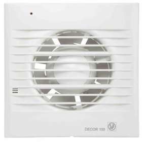 Aérateur extra-plat, 95 m3/h, 13W, hygrostat réglable, tempo réglable, D 100 mm|S&P France ( Unelvent )-UNE401437