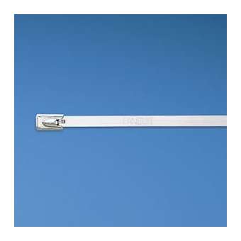 CollierMLT inox 316,259x4,6mm,Resistance arrachement 890N,Cdt:100|Panduit Composants Industriels-PNUMLT2.7S-CP316