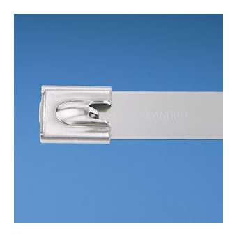 CollierMLT inox 304,434x15,9mm,Resistance arrachement 4005N,Cdt:50|Panduit Composants Industriels-PNUMLT4SH-LP