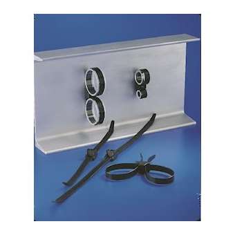 Lanière double 489x12.7 mm sur goujon D6 mm en PA66HIRHSW noir - DCT11|HellermannTyton-HNE11531100