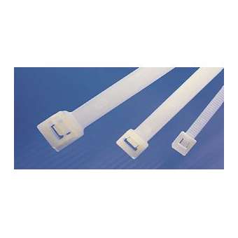 Colllier réouvrable à crantage intérieur 340x7.6 mm en PA66 Noir - RLT120|HellermannTyton-HNE11170361