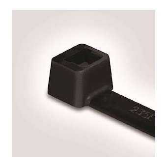 Collier 380x7.6 mm en PA66 Résistant aux UV Noir - T120R|HellermannTyton-HNE11112060
