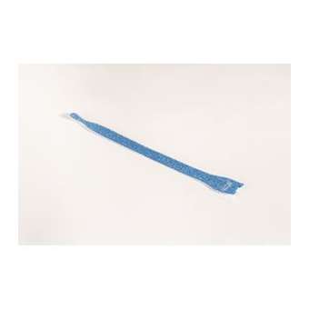 Collier textile réouvrable auto-agrippant Velcro Bleu 200x12.5mm - TEXTIE-M|HellermannTyton-HNE13000018