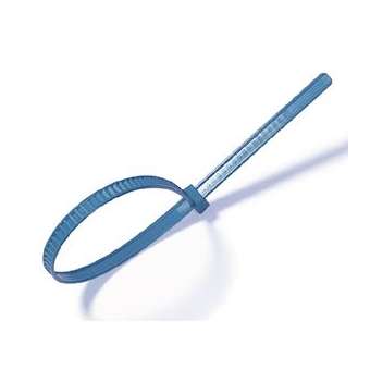 Collier de serrage réouvrable 195x4.7 mm en PA66 bleu - LR55R|HellermannTyton-HNE11500006