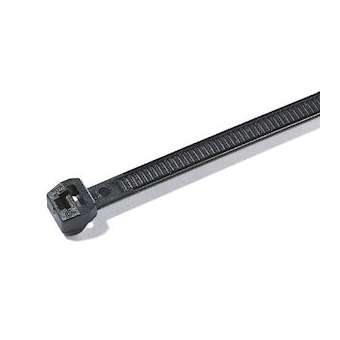 Collier à crantage extérieur 200 x 3.4 mm en PA66HS noir -T30LOS|HellermannTyton-HNE11804900