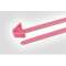 Collier réouvrable 300x4.7mm en PA66 rose - REZ300|HellermannTyton-HNE11500138